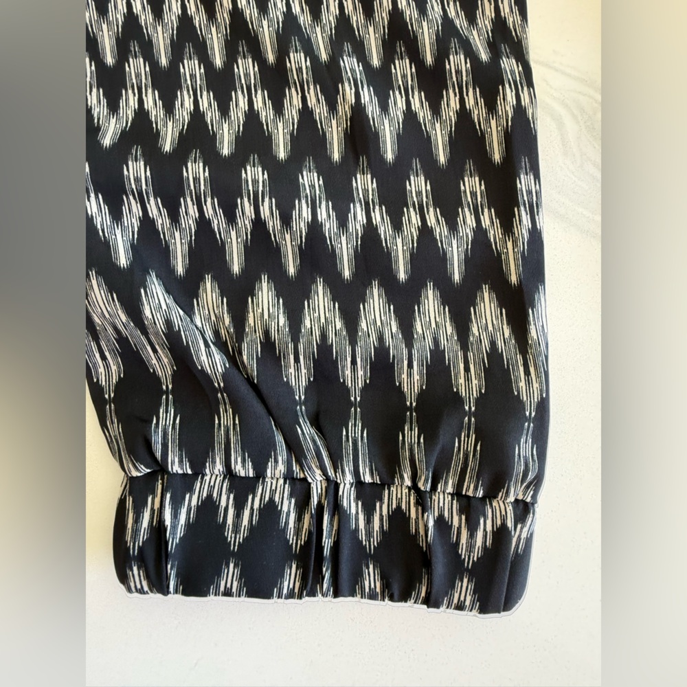 Flynn Skye Black + White Patterned Pants Size 3 - Picture 8 of 9